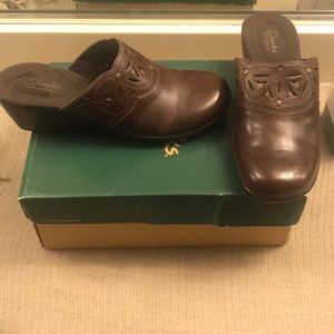 Clarks April Hope brown leather 7 m